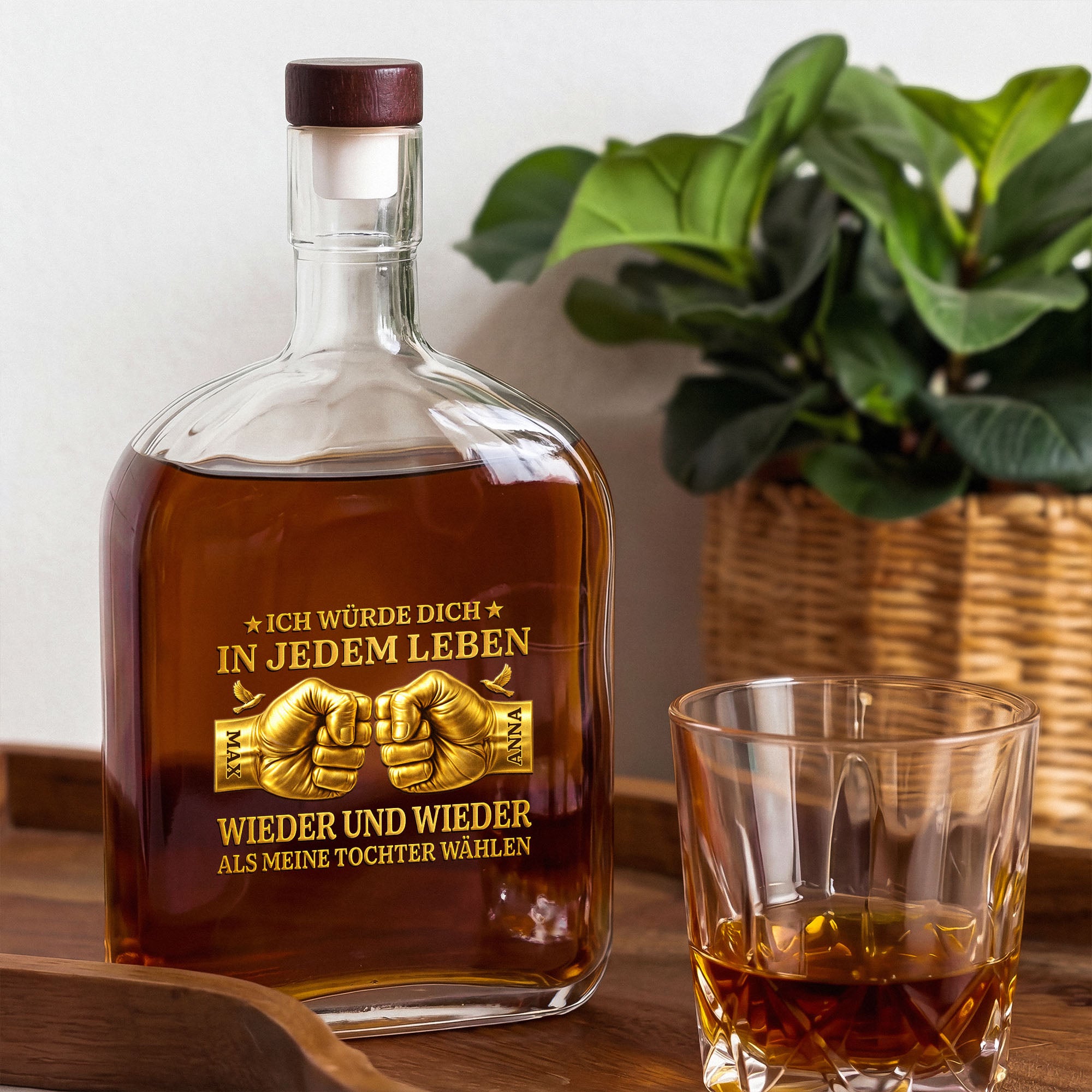 8165AGE1 3d druck effekt immer wieder meinen papa opa personalisierte whiskyflasche 8165aicvmb_2