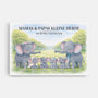 8168CGE1 mamas  papas kleine herde ein russel voller liebe personalisierte leinwand familie_ 8168cnvmi_2