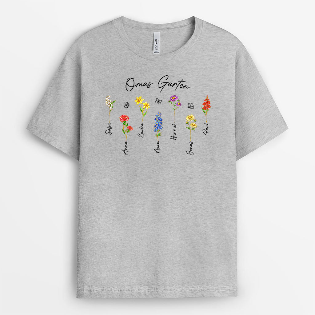8171AGE1 mamas garten oma  mama t shirt personalisiert_ schmetterling lineart 8171a8v5a_2