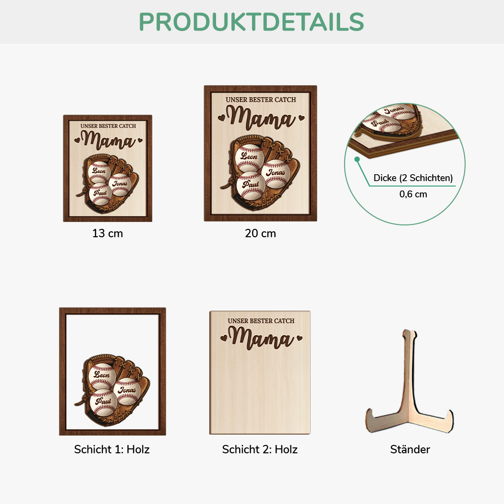 8172QGE3 unser bester catch mama personalisiertes geschenk  holzaufsteller mamapapa 8172qcqha