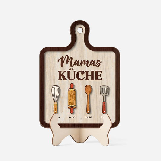 8176QGE1 mamas kuche holzaufsteller personalisiert mamaoma 8176qcxma
