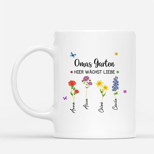 8181MGE1 omas garten hier w_chst liebe mamaoma tasse personalisiert_ glitzer blumen 8181m8v5a