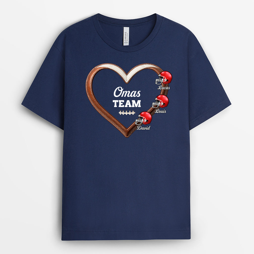 8222AGE2 3d druck effekt american football mamaoma t shirt personalisiert 8222anywa