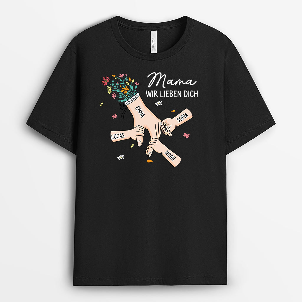 8227AGE1 oma mama wir lieben dich mama t shirt personalisiert 8227a6paa