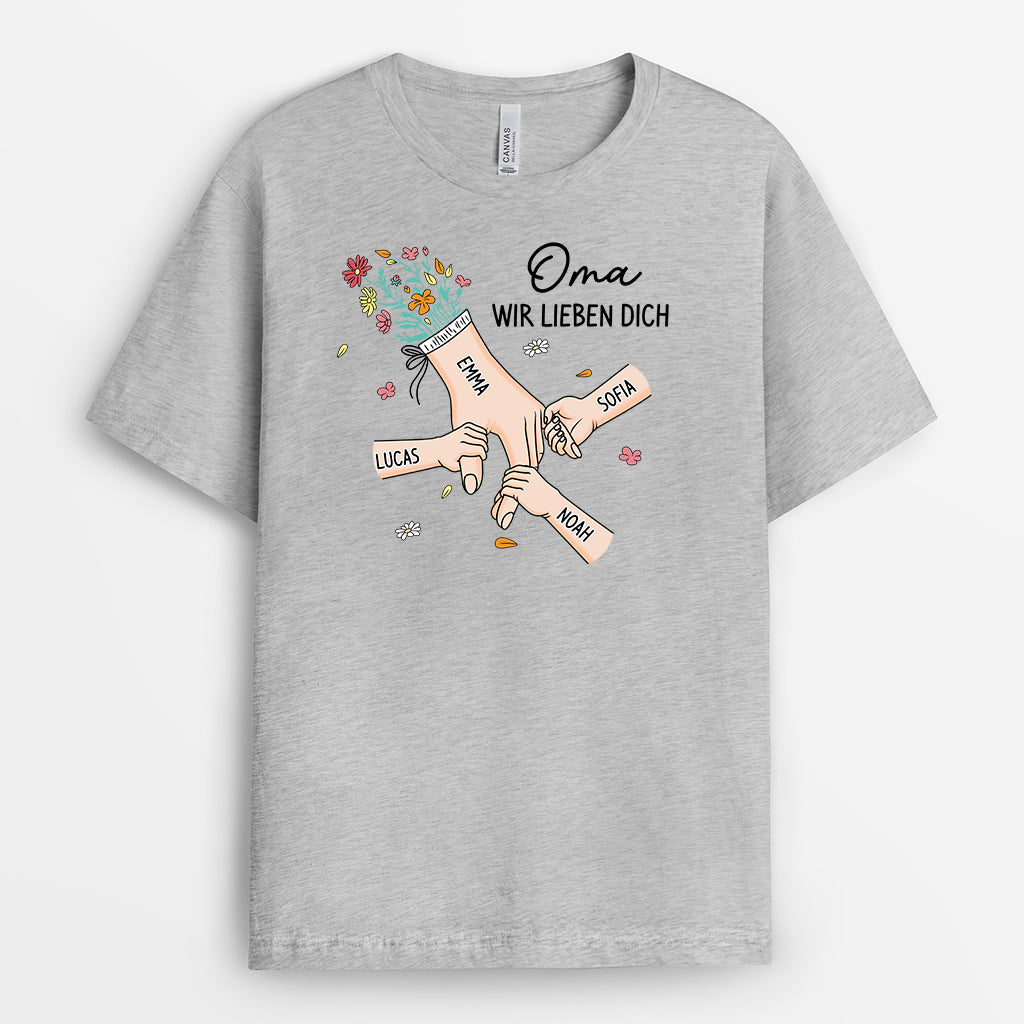 8227AGE2 mama wir lieben dich oma mama t shirt personalisiert 8227a6paa