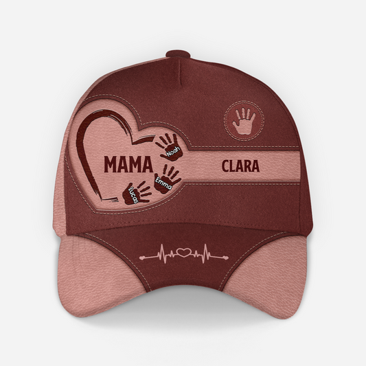 8231JGE2 3d druck effekt mama handabdruck herzschlag personalisiertes geschenk  kappen mamapapa 8231jtkma_2d601130 e1a4 41a7 9cb3 8e24e195d4ce