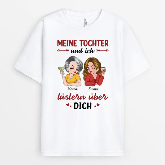 8243AGE1 meine tochter und ich l_stern _ber dich oma mama t shirt personalisiert 8243anvta