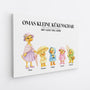 8252CGE2 opas kleine kukenschar mit ganz viel liebe personalisierte leinwand opa oma 8252c6pma