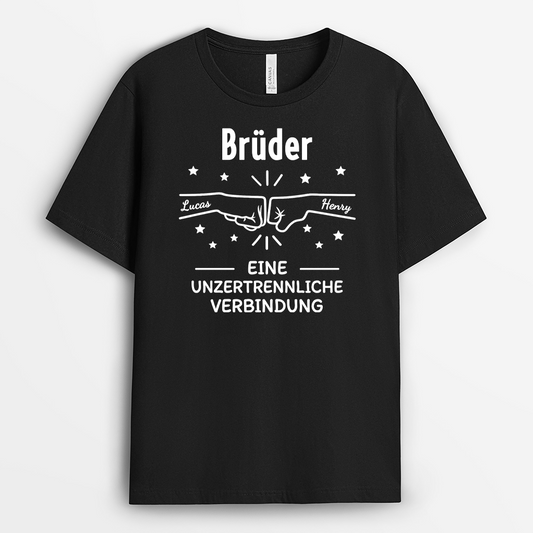 8255AGE1 eine unzertrennliche verbindung personalisiertes geschenk  t shirts schwester bruder 8255aah5e