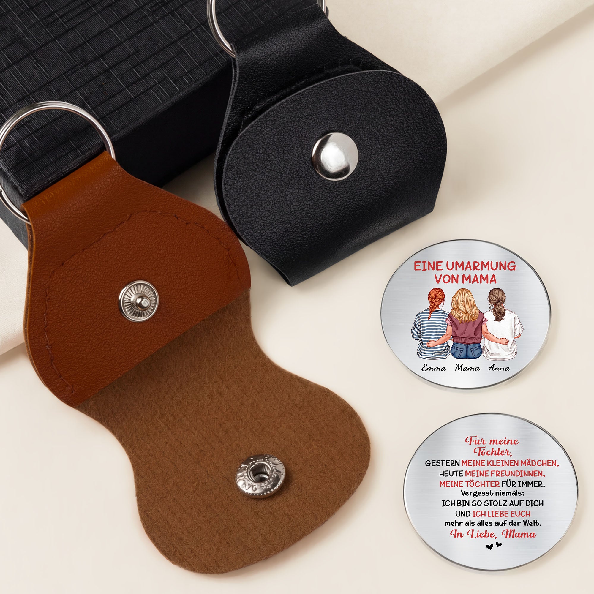 8264AGE2 eine umarmung von mama pocket hug schlusselanh_nger personalisiert_ tochter 8264aj8vca