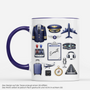 8285MGE1 3d druck effekt flugbuch pilot tasse fur manner personalisiert 8285mcfnb