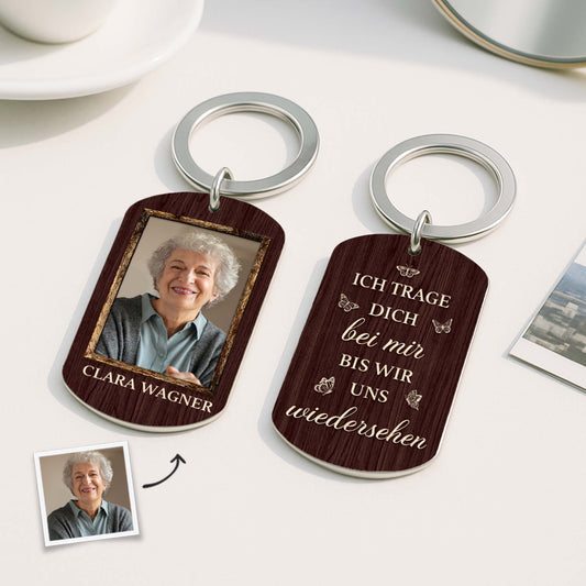 8291JGE2 du hast mir wunderschone erinnerungen hinterlassen personalisierte trauergeschenke  aluminium schlusselanhanger foto papa mama 8291jtqza_319d2415 6707 4353 bee8 07d3af9f57ea