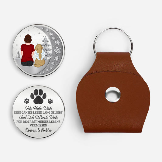 8306AGE1 3d druck effekt ich werde dich fur den rest meines lebens vermissen pocket hug schlusselanh_nger personalisiert_ hund zur erinnerung 8306ajnvmc