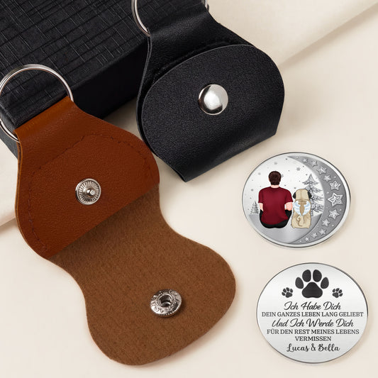 8306AGE2 3d druck effekt ich werde dich fur den rest meines lebens vermissen pocket hug schlusselanh_nger personalisiert_ hund zur erinnerung 8306ajnvmc