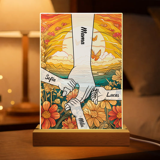 8307LGE1 hand in hand personalisiertes nachtlicht_ mama sonnenuntergang 8307ltpca