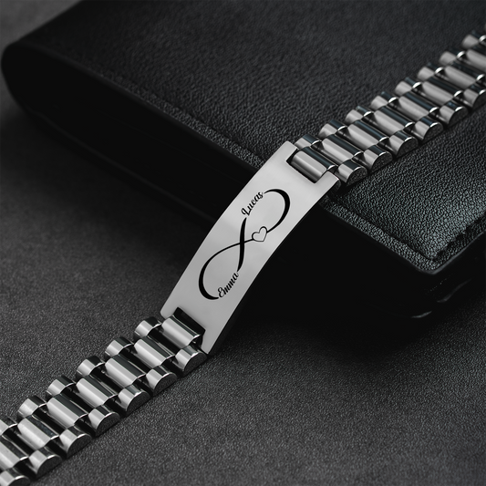8325JGE2 unendlichkeitszeichen uhrenband personalisierte armbander paare_ 8325jnf5g