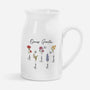 8357OGE1 omas garten personalisierte_ vase oma mama keramik schmetterling lineart 8357osp5a
