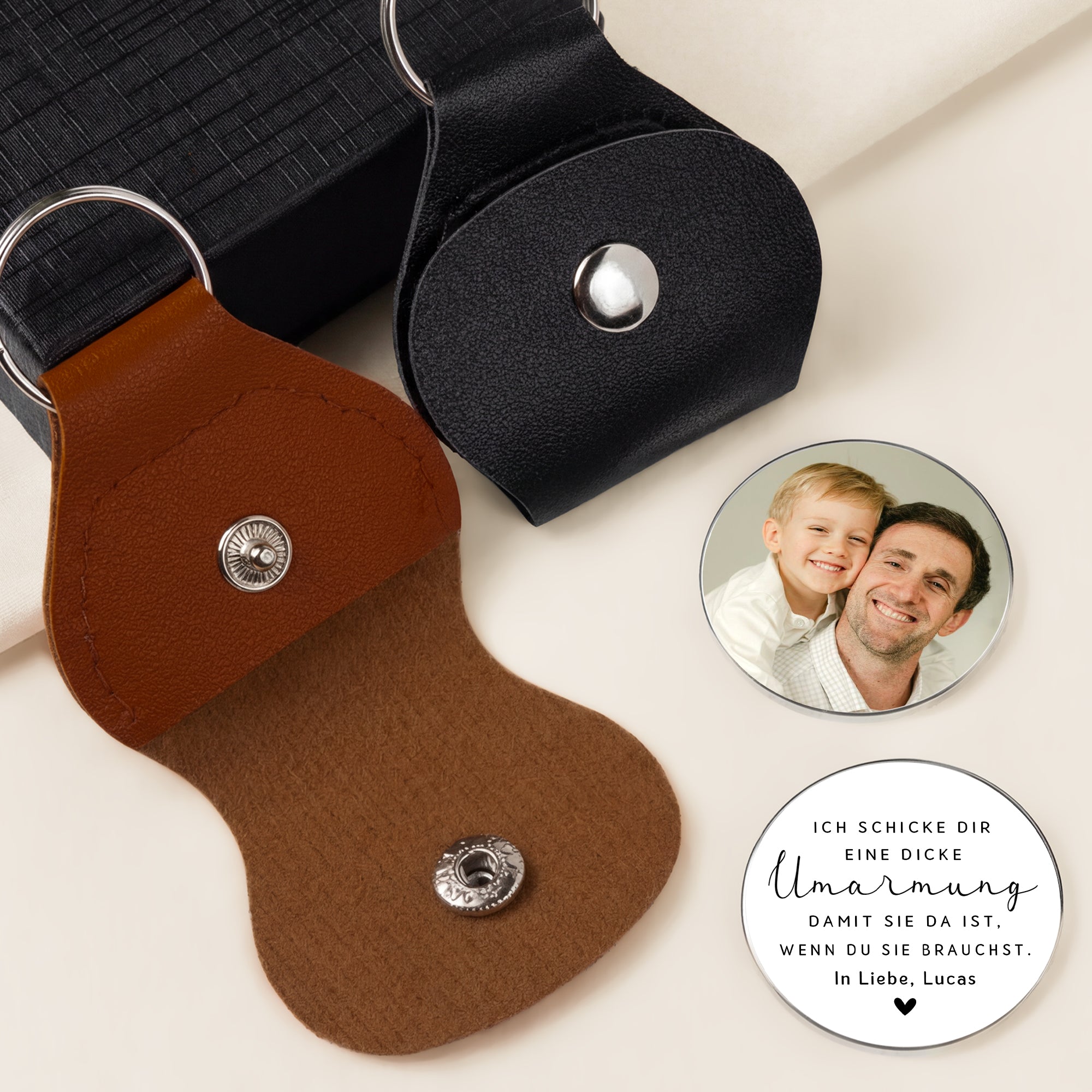 8406AGE2 ich schicke dir eine dicke umarmung pocket hug schlusselanhanger personalisiert_ foto papa mama 8406aj8pta