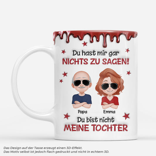 8415MGE1 3d druck effekt du hast mir gar nichts zu sagen personalisiertes geschenk  opa papa tasse 8415mnlab