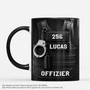 8442MGE1 3d druck effekt polizei ausrustung personalisierte tasse fur manner offizier  8442msemb