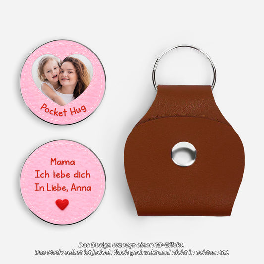 8463AGE1 3d druck effekt ich liebe dich pocket hug schlusselanhanger personalisiert foto mama papa nahen 8463aj8pta