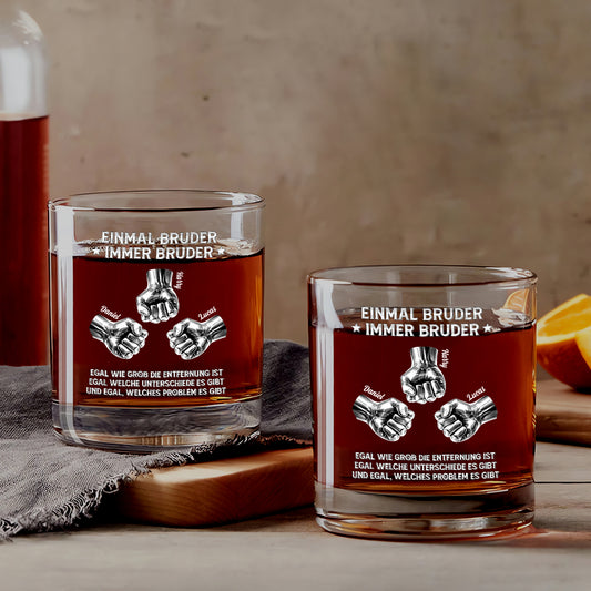 8466IGE2 3d druck effekt einmal bruder immer bruder personalisiertes whiskyglas_ bruder 8466iclab