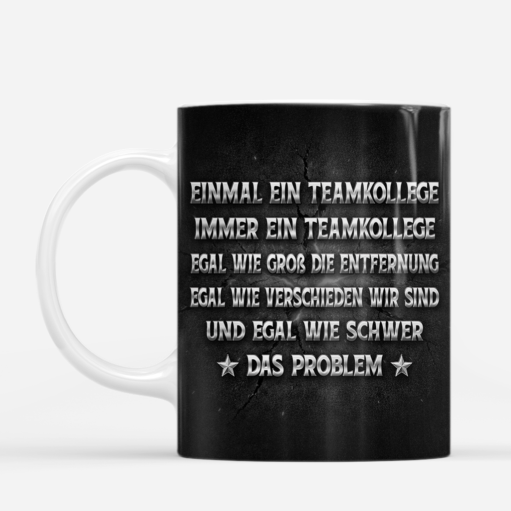8492MGE2 3d druck effekt einmal bruder immer bruder beste freunde tasse personalisiert 8492m3eme