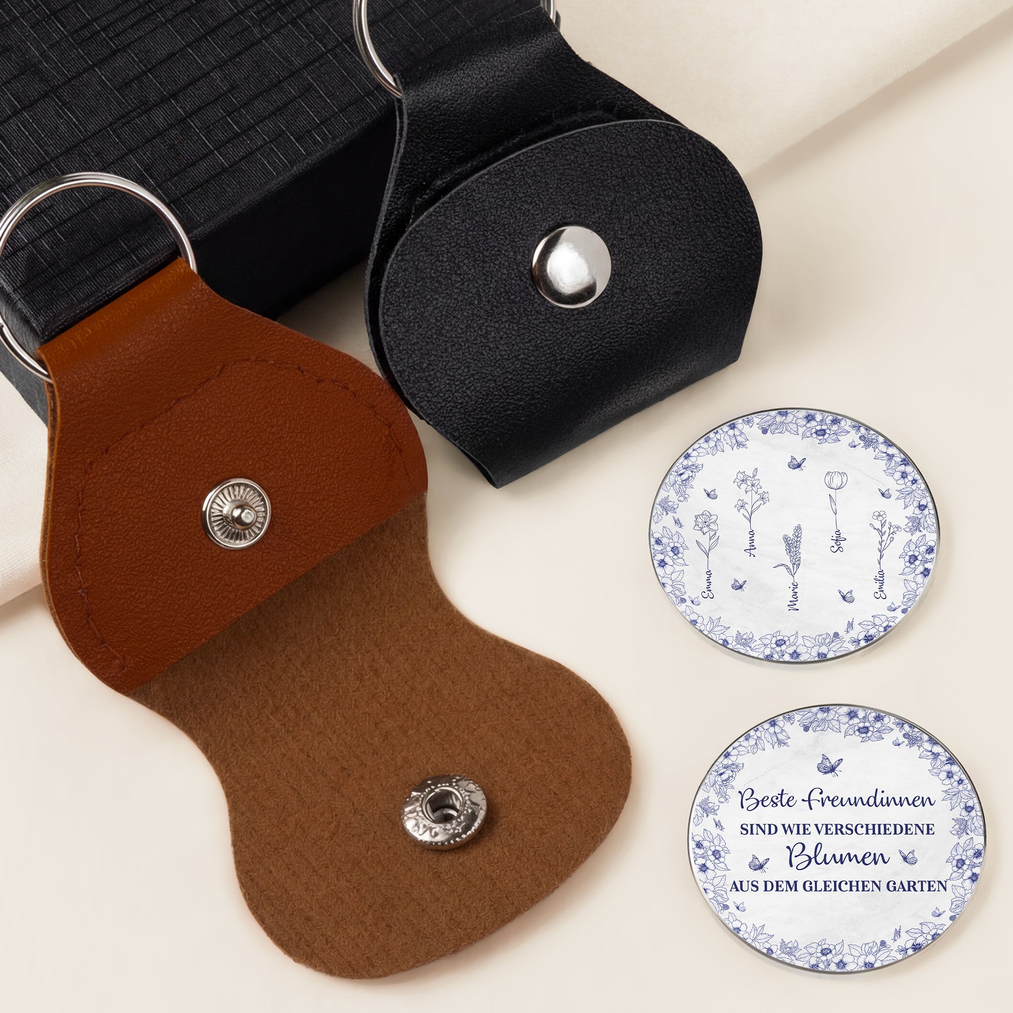 8500AGE2 schwestern sind verschiedene blumen aus dem gleichen garten pocket hug schlusselanhanger personalisiert_ beste freundin 8500ajsfle