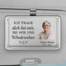 8511GGE1 du bist immer in meinem herzen personalisierter auto visier clip foto papa mama zur erinnerung 8511gtlwa