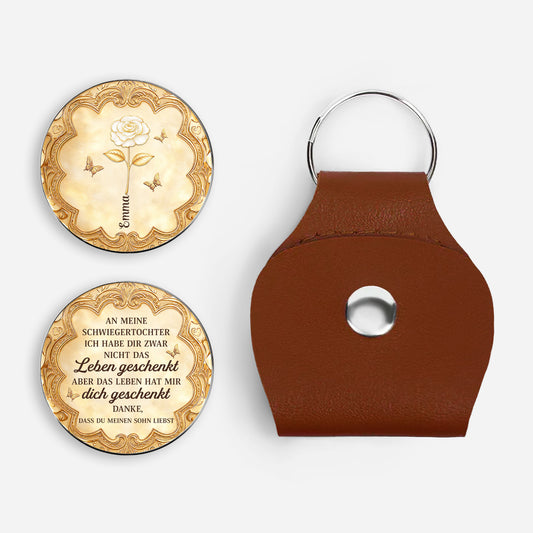 8523AGE1 3d druck effekt an meine schwiegertochter personalisiertes geschenk  pocket hug schlusselanhanger mama tochter 8523ajchla