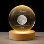 8528LGE1 so sah der mond aus als du mama wurdest personalisiertes geschenk  kristallkugel mama oma mondphase 8528lcfba
