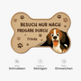 8546AGE5 besuch nur nach freigabe durch fussmatte personalisiert hund_ unregelmassige form 8546ad8ezc