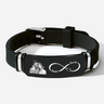 8553JGE1 unendlichkeitszeichen personalisierte armbander paare_ foto 8553jnf5g