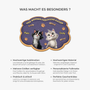8558AGE1 hier wohnen verzogene katzen fussmatte katzen personalisiert unregelmassige form 8558adavrd_6