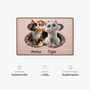 8565AGE4 3d druck effekt katze fussmatte katzen personalisiert unregelmassige form 8565adsfnd