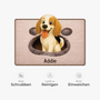 8565AGE51 3d druck effekt hund fussmatte personalisiert hund_ unregelmassige form 8565adsfnc