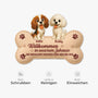 8579AGE5 der mensch wohnt nur hier bei uns fussmatte personalisiert hund_ unregelmassige form 8579ad6pcc