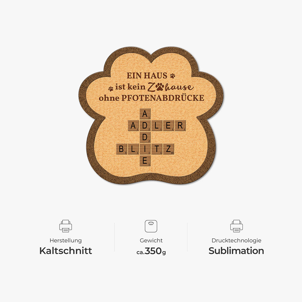 8583AGE1 ein haus ist kein zuhause ohne pfotenabdrucke fussmatte personalisiert hund_ katze unregelmassige form 8583adnvcc_4