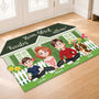 8592AGE2 trautes heim gluck allein fussmatte personalisiert familie_ unregelmassige form 8592adcpti