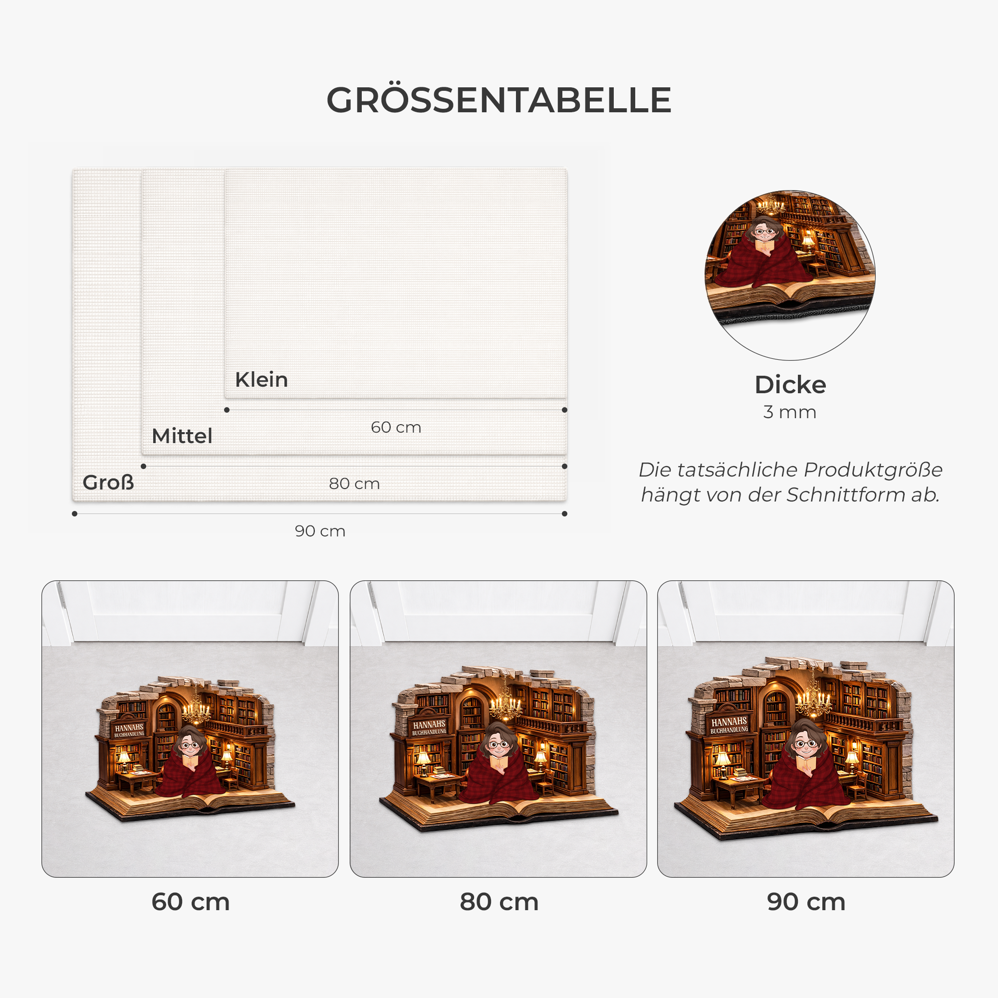 8597AGE3 3d druck effekt madchen bucher personalisierte fussmatte fur leseratten manner  frauen unregelmassige form 8597adcf5a