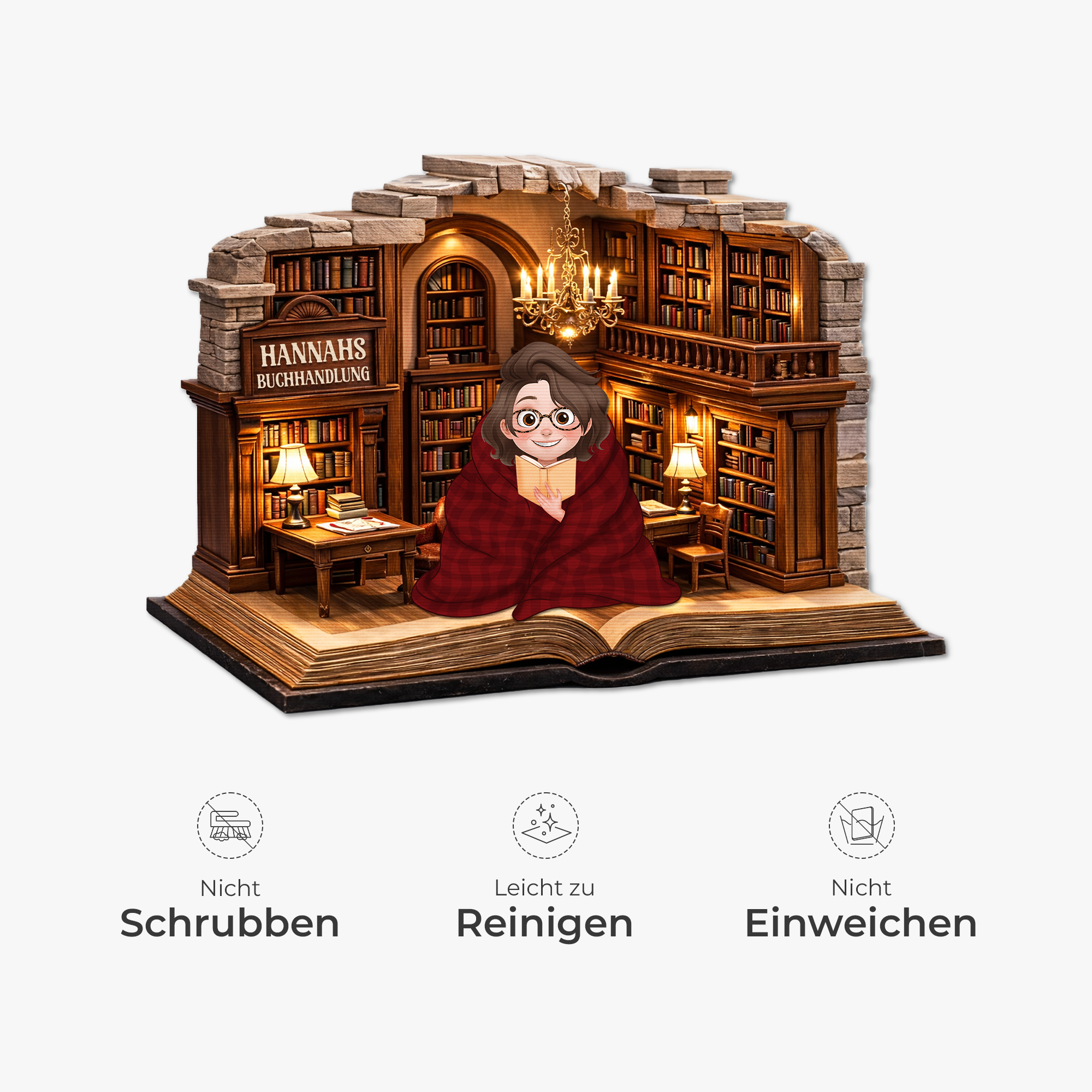8597AGE5 3d druck effekt madchen bucher personalisierte fussmatte fur leseratten manner  frauen unregelmassige form 8597adcf5a