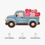 8608AGE5 3d druck effekt familie auto mit herzen fussmatte personalisiert familie_ unregelmassige form 8608adneli
