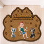 8616AGE1 hoffentlich magst du tierhaare fussmatte katzen personalisiert unregelmassige form 8616adayrd
