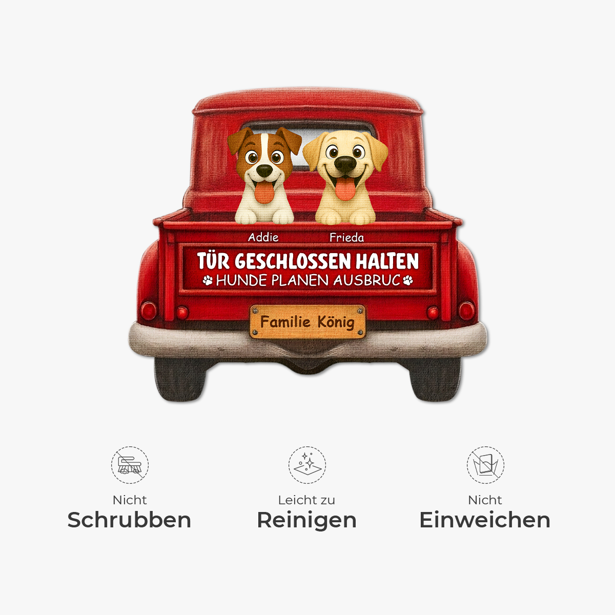 8624AGE5 tur geschlossen halten hunde planen ausbruch personalisiertes hunde geschenk  fussmatte unregelmassige form auto 8624ad8qbc