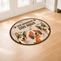 8626AGE2 ich regiere das haus fussmatte personalisiert hund_ auto unregelmassige form 8626ad8yrc