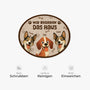 8626AGE5 ich regiere das haus fussmatte personalisiert hund_ auto unregelmassige form 8626ad8yrc