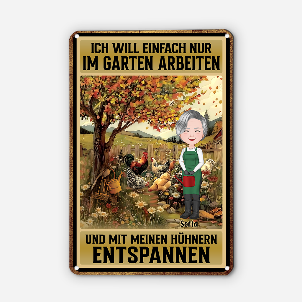 8640EGE2 gartenspruche kurz gartenschild personalisiert frauen 8640e6eba