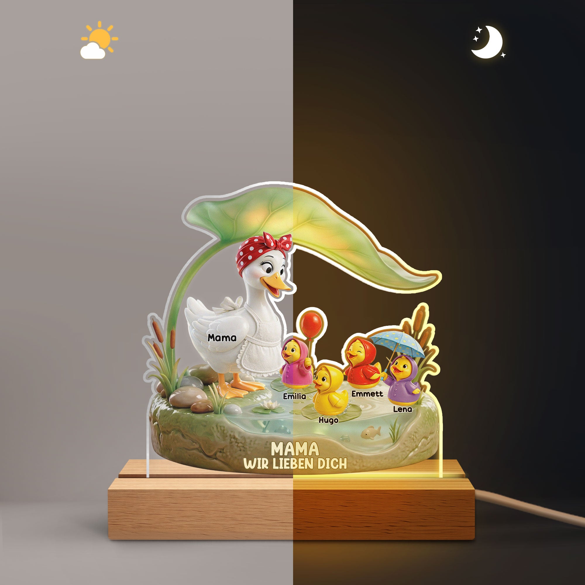 8675LGE6 3d optik mama ich liebe dich personalisiertes nachtlicht_ mama oma ente 8675lcyra
