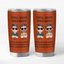 8709TGE1 3d druck effekt einmal bruder immer bruder personalisierter thermobecher 590 ml freunde cartoon 8709taysf