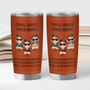 8709TGE2 3d druck effekt einmal bruder immer bruder personalisierter thermobecher 590 ml freunde cartoon 8709taysf